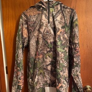 Hooded Sweatshirt Red Head Camo